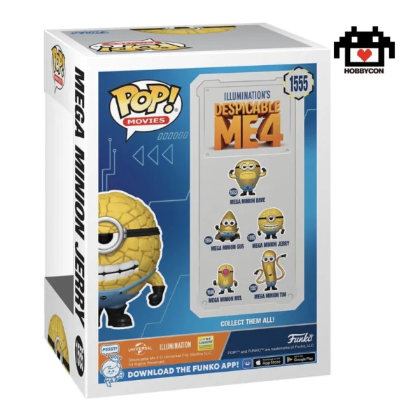 Despicable Me 4-Mega Minion Jerry-1555-Hobby Con-Funko Pop