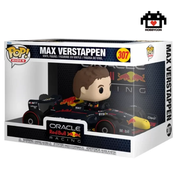 F1-Max Verstappen-307-Hobby Con-Funko Pop-Oracle Red Bull Racing