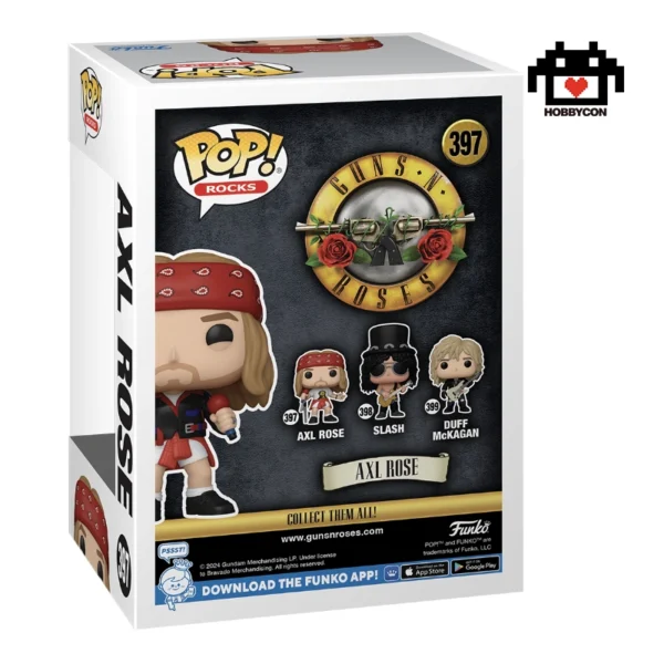 Guns and Roses-Axl Rose-Chase-397-Hobby Con-Funko Pop