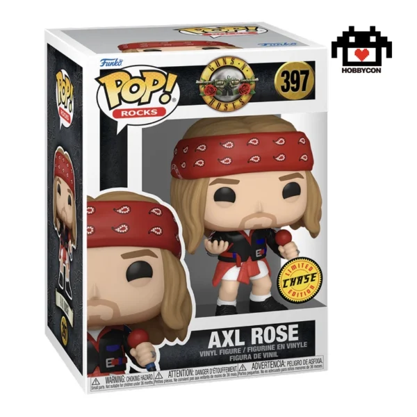 Guns and Roses-Axl Rose-Chase-397-Hobby Con-Funko Pop