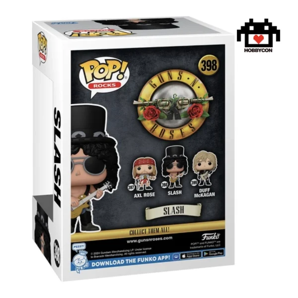 Guns and Roses-Slash-398-Hobby Con-Funko Pop