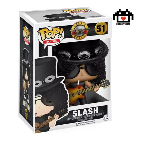 Guns and Roses-Slash-51-Hobby Con-Funko Pop