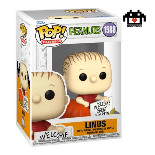 Peanuts-Linus-1588-Hobby Con-Funko Pop