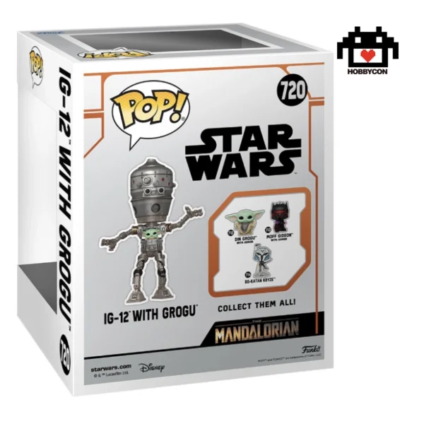 Star Wars-The Mandalorian-IG12-Grogu-720-Hobby Con-Funko Pop