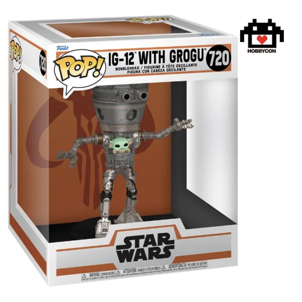 Star Wars-The Mandalorian-IG12-Grogu-720-Hobby Con-Funko Pop