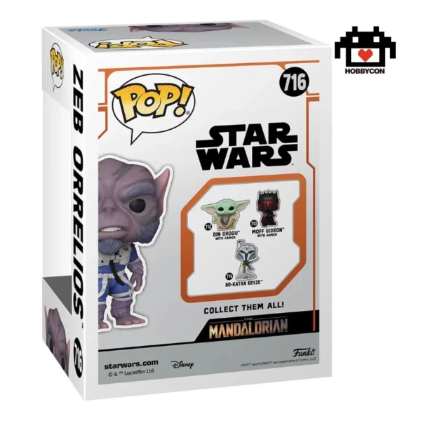 Star Wars-The Mandalorian-Zeb Orrelios-716-Entertainmente Earth-Hobby Con-Funko Pop