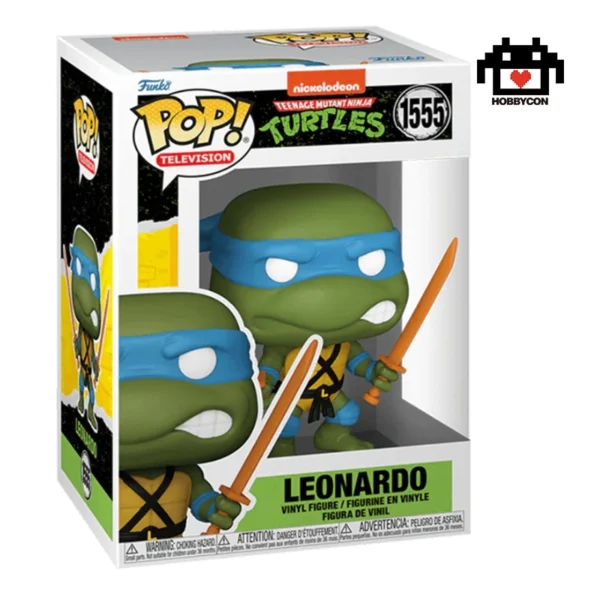 Teenage Mutant Ninja Turtles-Leonardo-1555-Hobby Con-Funko Pop