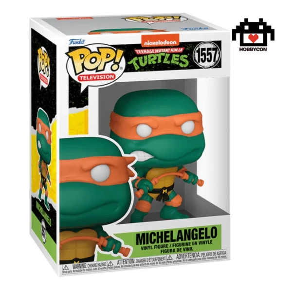 Teenage Mutant Ninja Turtles-Michelangelo-1557-Hobby Con-Funko Pop