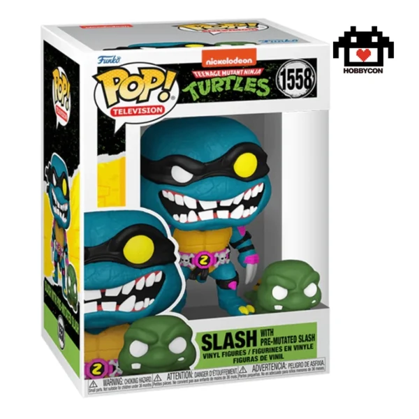 Teenage Mutant Ninja Turtles-Slash-1558-Hobby Con-Funko Pop