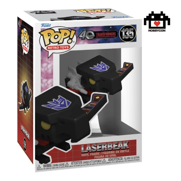 Transformers-Laserbeak-135-Hobby Con-Funko Pop