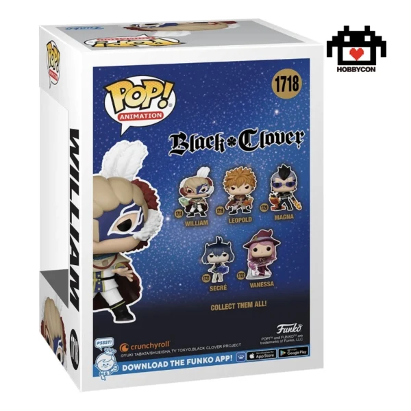 Black Clover-William-1718-Hobby Con-Funko Pop