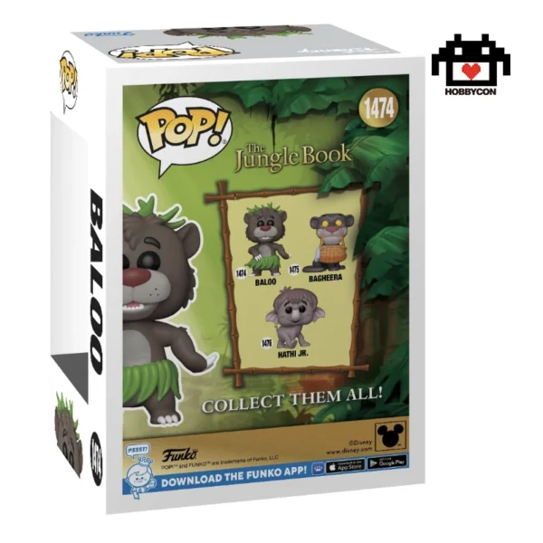 The Jungle Book-Baloo-1474-Hobby Con-Funko Pop