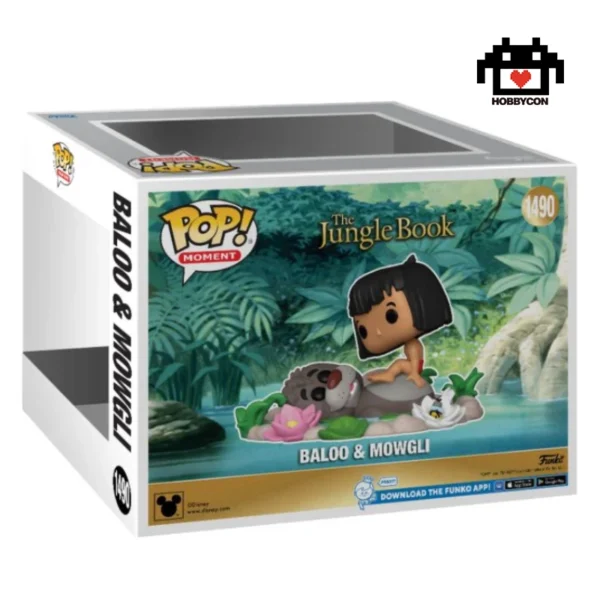 The Jungle Book-Baloo-Mowgli-1490-Hobby Con-Funko Pop