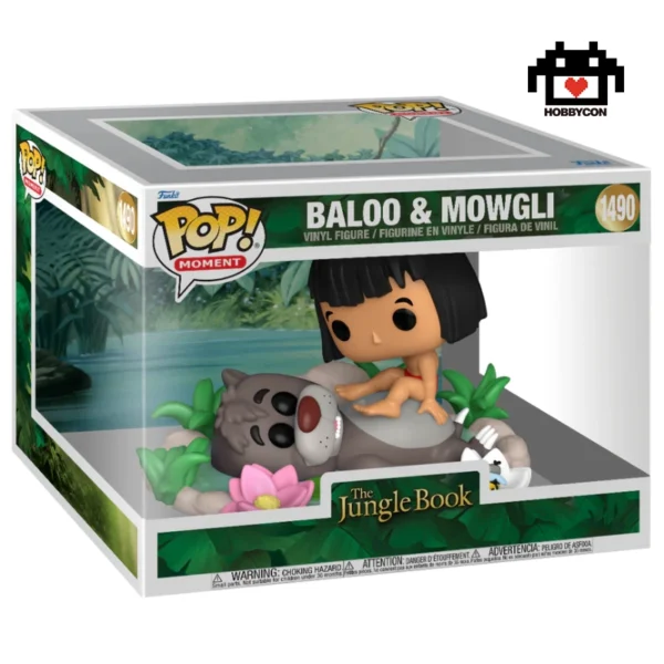 The Jungle Book-Baloo-Mowgli-1490-Hobby Con-Funko Pop