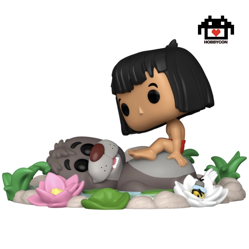 The Jungle Book-Baloo-Mowgli-1490-Hobby Con-Funko Pop