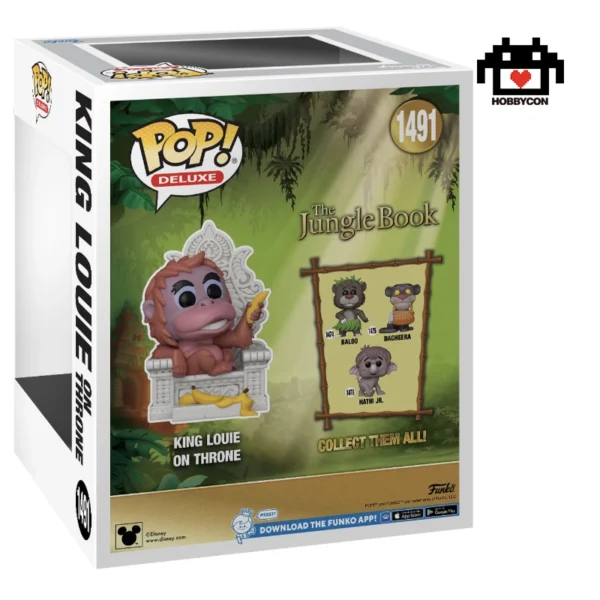 The Jungle Book-King Louie in Throne-1491-Hobby Con-Funko Pop