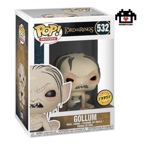 The Lord of the rings-Gollum-Chase-532-Hobby Con-Funko Pop