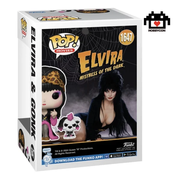 Elvira-Mistress of the Dark-Gonk-1647-Hobby Con-Funko Pop