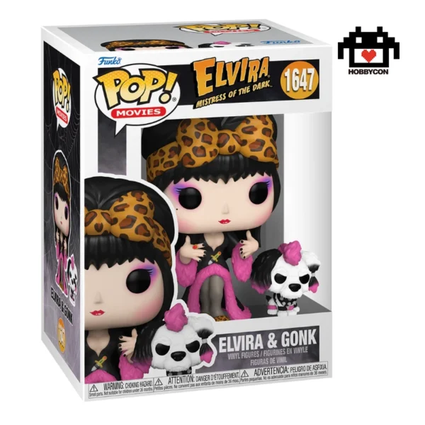 Elvira-Mistress of the Dark-Gonk-1647-Hobby Con-Funko Pop