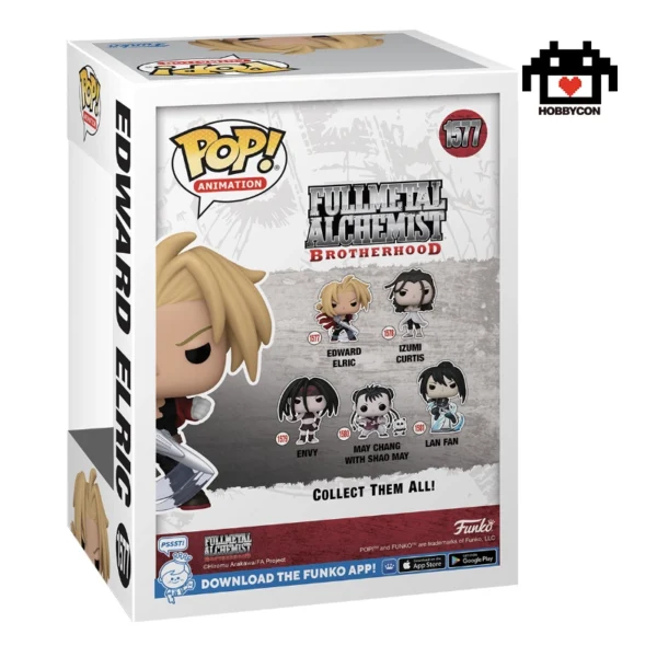 Fullmetal-Alchemist-FullMetal Alchemist Brotherhood-Edward Elric-1577-Hobby Con-Funko Pop