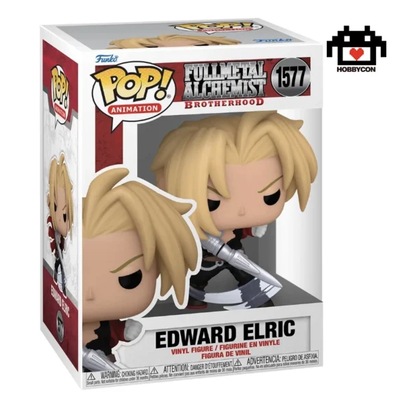 Fullmetal-Alchemist-FullMetal Alchemist Brotherhood-Edward Elric-1577-Hobby Con-Funko Pop