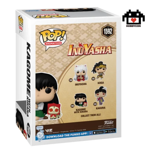 Inuyasha-Kagome-Kirara-1592-Hobby Con-Funko Pop