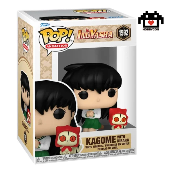 Inuyasha-Kagome-Kirara-1592-Hobby Con-Funko Pop