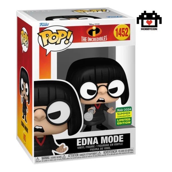 The Incredibles-Edna Mode-1452-Hobby Con-Funko Pop-Summer Convention 2024