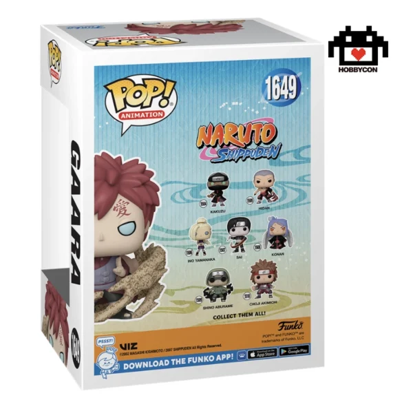 Naruto Shippuden-Gaara-1649-Hobby Con-Funko Pop-Summer Convention 2024