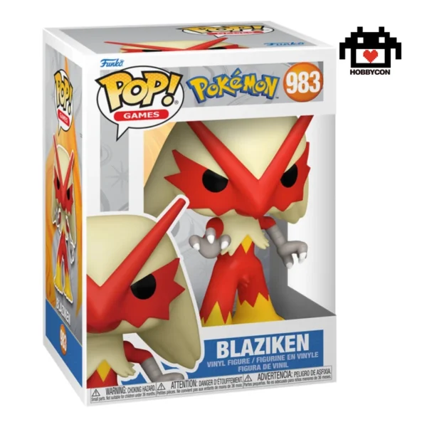 Pokemon-Blaziken-983-Hobby Con-Funko Pop