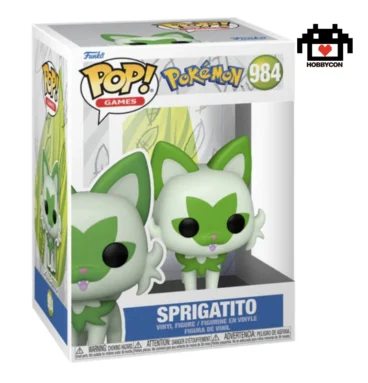 Pokemon-Sprigatito-984-Hobby Con-Funko Pop