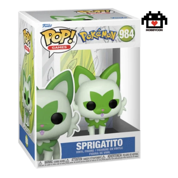 Pokemon-Sprigatito-984-Hobby Con-Funko Pop