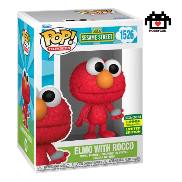 Sesame Street-Elmo Rocco-1526-Hobby Con-Funko Pop-Summer Convention 20024