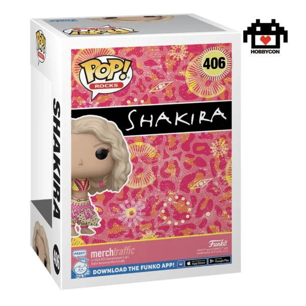 Shakira-406-Waka Waka-Hobby Con-Funko Pop