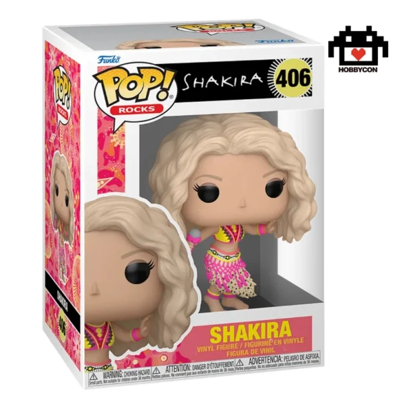 Shakira-406-Waka Waka-Hobby Con-Funko Pop