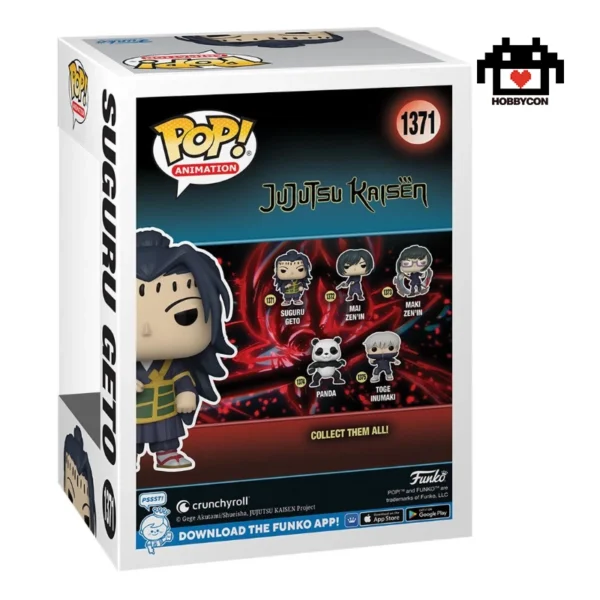 Jujutsu Kaisen-Suguru Geto-1371-Hobby Con-Funko Pop