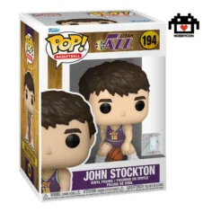NBA-Utah-Jazz-John Stockton-194-Hobby Con-Funko Pop