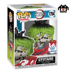 Demon Slayer-Gyutaro-1754-Hobby Con-Funko Pop-Edición Especial