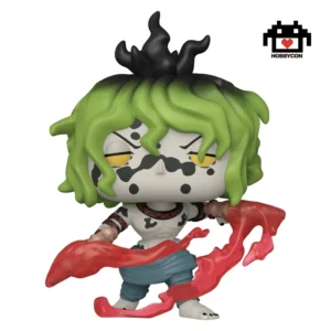 Demon Slayer-Gyutaro-1754-Hobby Con-Funko Pop-Edición Especial