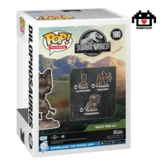 Jurassic World-Fossil-Dilophosaurus-1680-Hobby Con-Funko Pop