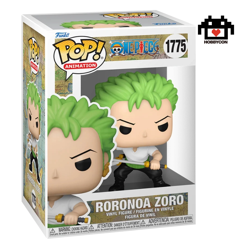One-Piece-Roronoa-Zoro-1775-Caja-Hobby-Con-Funko-Pop One Piece-Roronoa Zoro-1775-Hobby Con-Funko Pop