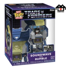 Transformers-Soundwave con Rumble-Hobby Con-Funko Pop-Bitty