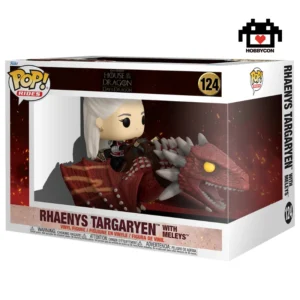 Game of Thrones-House of the Dragon-Rhaenys Targaryen-Meleys-124-Hobby Con-Funko Pop