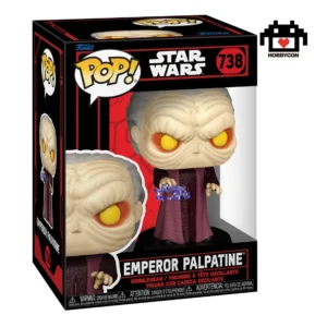 Star Wars-Venganza de los Sith-Emperor Palpatine-738-Hobby Con-Funko Pop