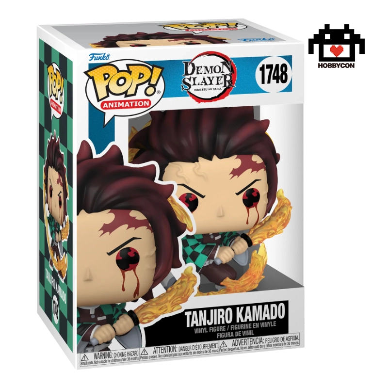 Demon-Slayer-Tanjiro-Kamado-1748-Caja-Hobby-Con-Funko-Pop Demon-Slayer Tanjiro Kamado-1748-Hobby Con-Funko Pop