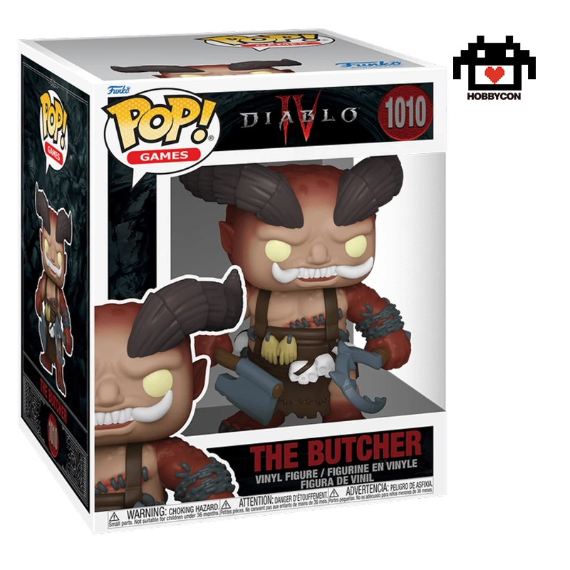 Diablo-IV-The-Butcher-1010-Caja-Hobby-Con-Funko-Pop Diablo IV-The Butcher-1010-Hobby Con-Funko Pop