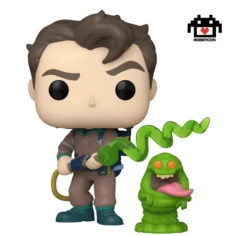The Real Ghosbusters-Venkman-Slimer-1785-Hobby Con-Funko Pop