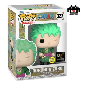 One Piece-Roronoa Zoro-327-Hobby Con-Funko Pop-Kody Trading Exclusive.