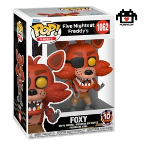 Five Nights At Freddys-Foxy-1062-Hobby Con-Funko Pop-10th anniversary