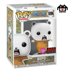 One Piece-Bepo-1896-Hobby Con-Funko Pop-Flocked-AAA Anime Exclusive